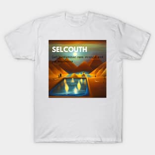 selcouth rare strange marvelous text sticker T-Shirt